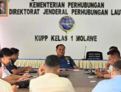 Evaluasi Kinerja, KUPP Molawe Tingkatkan Pelayanan Keselamatan Berlayar